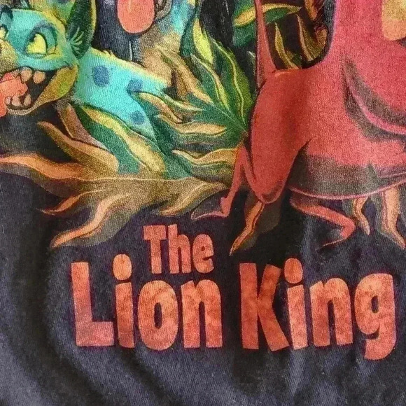 Mufassa Scar Disney Men's The Lion King Good Vs Evil Movie Scene T-Shirt SZ M - Picture 4 of 9